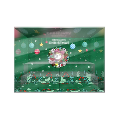 找寻独角兽 Repolar 吐泡泡圣诞系列盲盒展示架亚克力展示盒