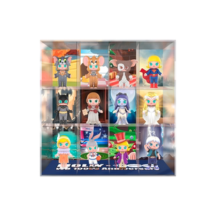 POPMART泡泡玛特 MOLLY×华纳100年系列 潮玩 盲盒收纳防尘展示盒