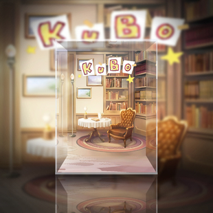 POPMART泡泡玛特 KUBO 忠犬 每时每刻 潮玩 公仔收纳亚克力展示盒