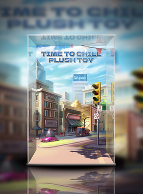 POPMART泡泡玛特 Labubu time to chill 搪胶毛绒公仔 潮玩展示盒