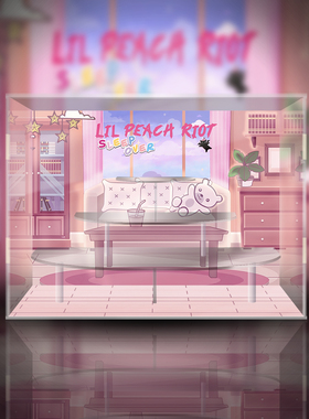 POPMART泡泡玛特 Peach Riot 叛桃 彻夜狂欢系列 盲盒 潮玩展示盒