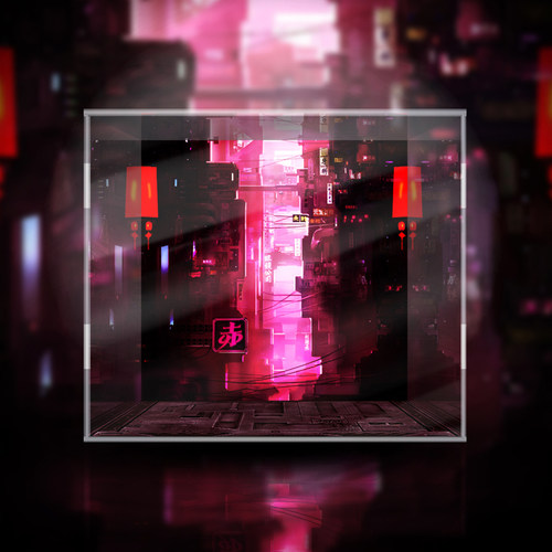 popmart泡泡玛特亚克力展示盒