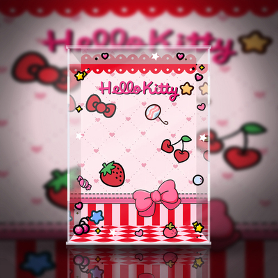 MEGA SPACE MOLLY 400% 三丽鸥家族  hellokitty 潮玩公仔展示盒