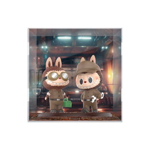 POPMART泡泡玛特Labubu横山宏Ma.K.系列联名潮玩盲盒亚克力展示盒