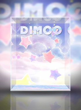 POPMART泡泡玛特 Erosion Dimoo大久保Instinctoy联名 潮玩展示盒