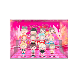 POPMART泡泡玛特 TAPOO 怀旧餐厅系列 潮玩 盲盒亚克力展示盒