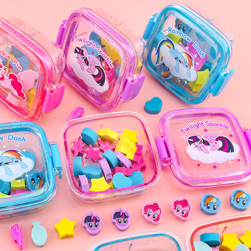 一正小马宝莉方形盒橡皮擦