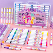 一正小马宝莉易水洗双头丙烯马克笔YZ330275美术画画用儿童水彩笔