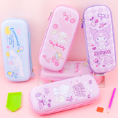 一正酷洛米点钻笔盒YZ8601大容量EVA女生手工DIY创意可爱风铅笔盒
