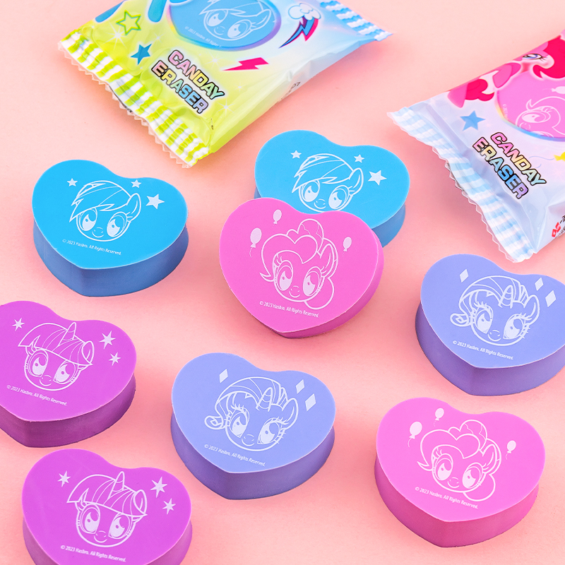 一正小马宝莉糖果橡皮擦小女生用创意卡通可爱趣味橡皮干净少碎屑