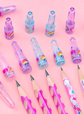 一正小马宝莉多功能铅笔保护帽YZ330056粗细杆可用卡通铅笔延长器