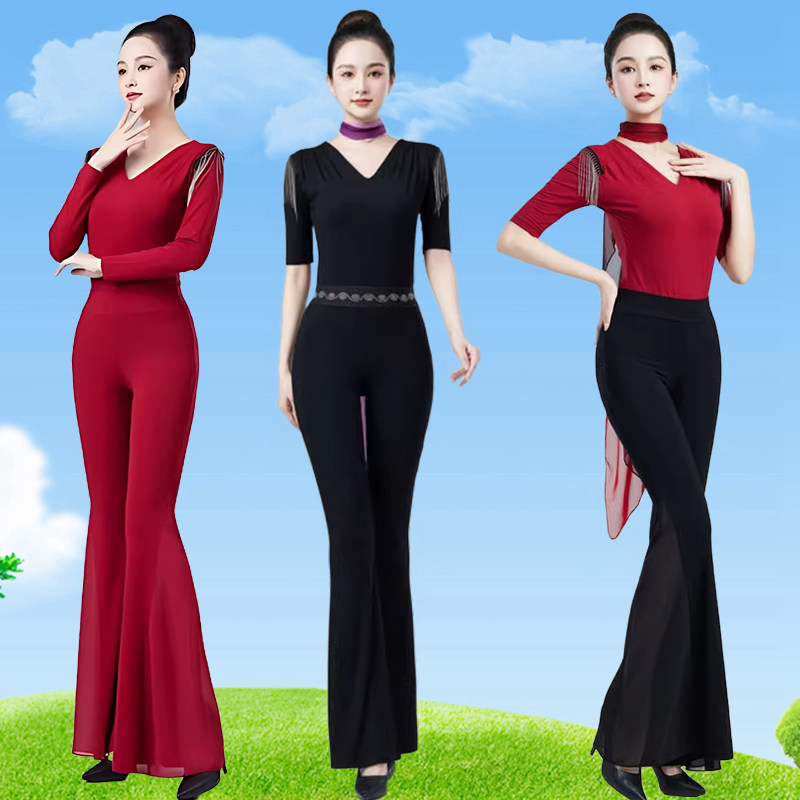 女形体训练连体舞蹈服套装