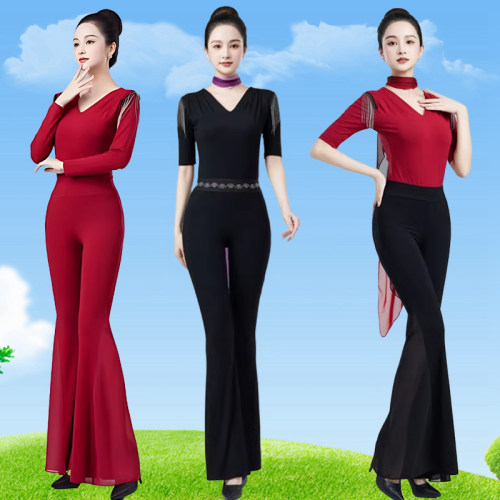 女形体训练连体舞蹈服套装