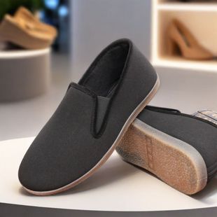 裕福华加绒棉鞋正品布鞋冬季保暖鞋传统复古男款散步休闲爸爸鞋子