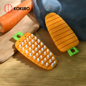 日本进口KOKUBO厨房果蔬刷子清洁胡萝卜山药土豆去泥神器洗菜刷