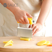 手持波浪刀狼牙土豆刀切薯条大波浪形波纹刀具切条器洋芋花刀神器