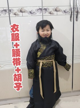 儿童古装话剧三国演义刘备张飞关羽桃园三结义曹操诸葛亮演出服装