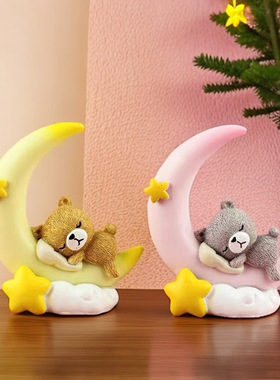 新款创意卡通可爱小熊公仔摆件