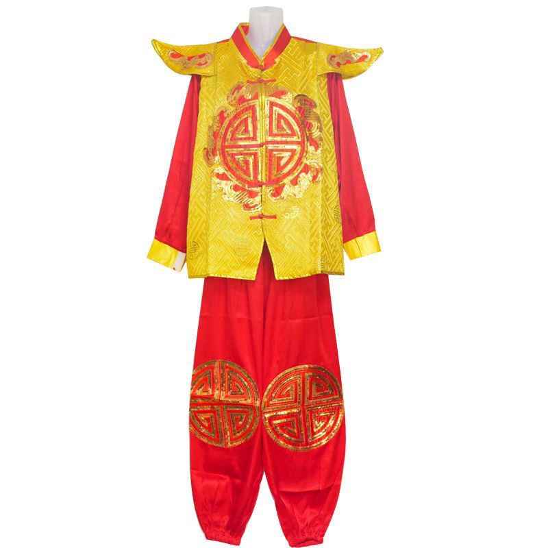 秧歌服中国风演出服男女童舞蹈服秧歌服