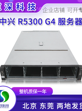 中兴 R5300G4 服务器支持双GPU显卡双M.2硬盘3647CPU存储深度学习