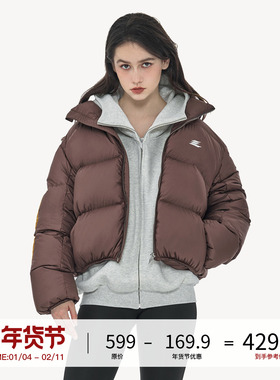 LOSTCTRL美式复古宽松短款羽绒服女小个子冬季加厚保暖面包服外套