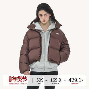 LOSTCTRL美式复古宽松短款羽绒服女小个子冬季加厚保暖面包服外套