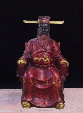 清正铜器纯铜包拯包公铜像镇宅