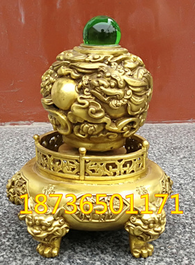 纯铜时来运转九转乾坤貔貅摆件