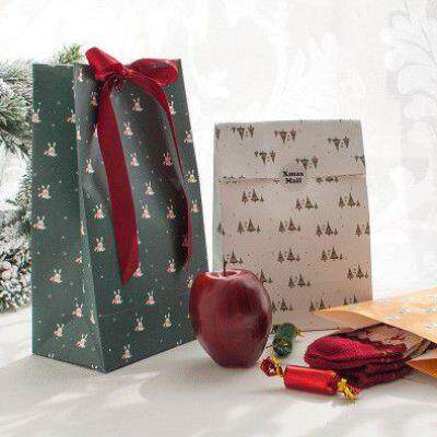 gift bag gift bag packaging handmade christmas paper bag