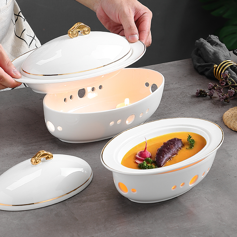 蜡烛加热燕窝雪蛤小米辽参盅鲍鱼碗酒店中式海参捞饭保温位上餐具,餐饮具,盘,淘宝优惠券,粉丝福利购,淘宝优惠卷