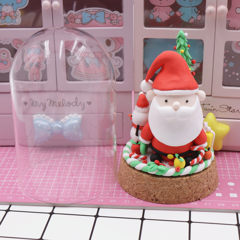 儿童超轻粘土彩泥圣诞老人材料包橡皮泥圣诞节手工diy材料包玩具