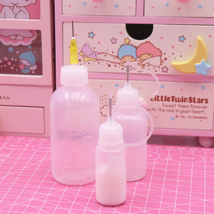 超轻粘土白乳胶粘土连体胶水白胶分装瓶10ml 孔瓶针管瓶胶水分装