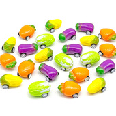 创意新奇迷你回力蔬菜车胡萝卜白菜玉米男女孩儿童小玩具小礼物