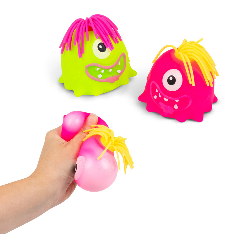 创意减压挤压发泄扯头发小怪兽捏捏乐解压整蛊大人儿童玩具礼物