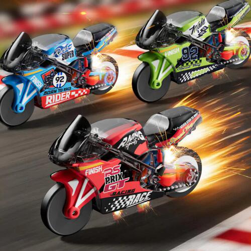 创意仿真惯性火石摩托车炫酷特技火花解压钥匙扣儿童男孩玩具礼物