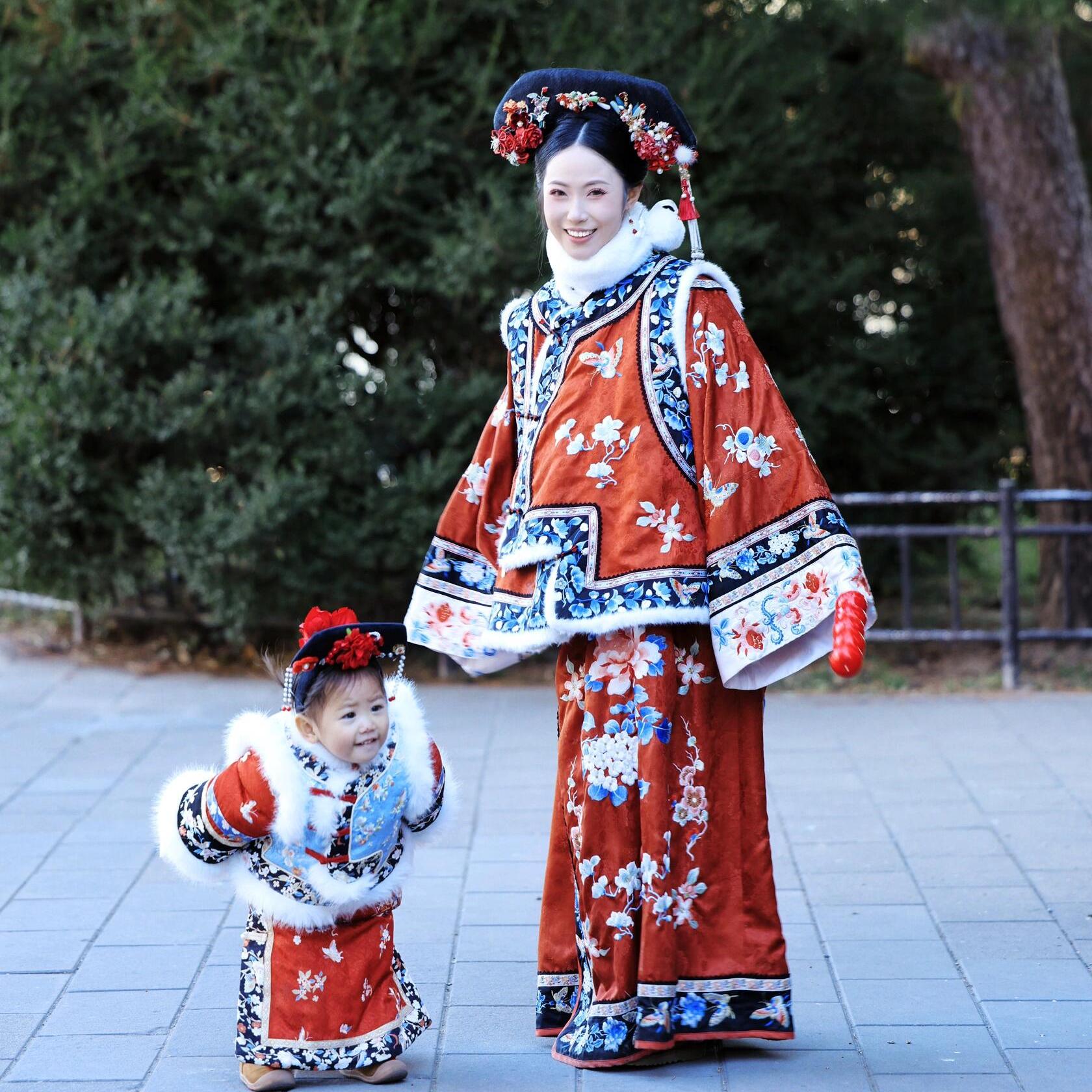 古风亲子装，出门回头率爆表