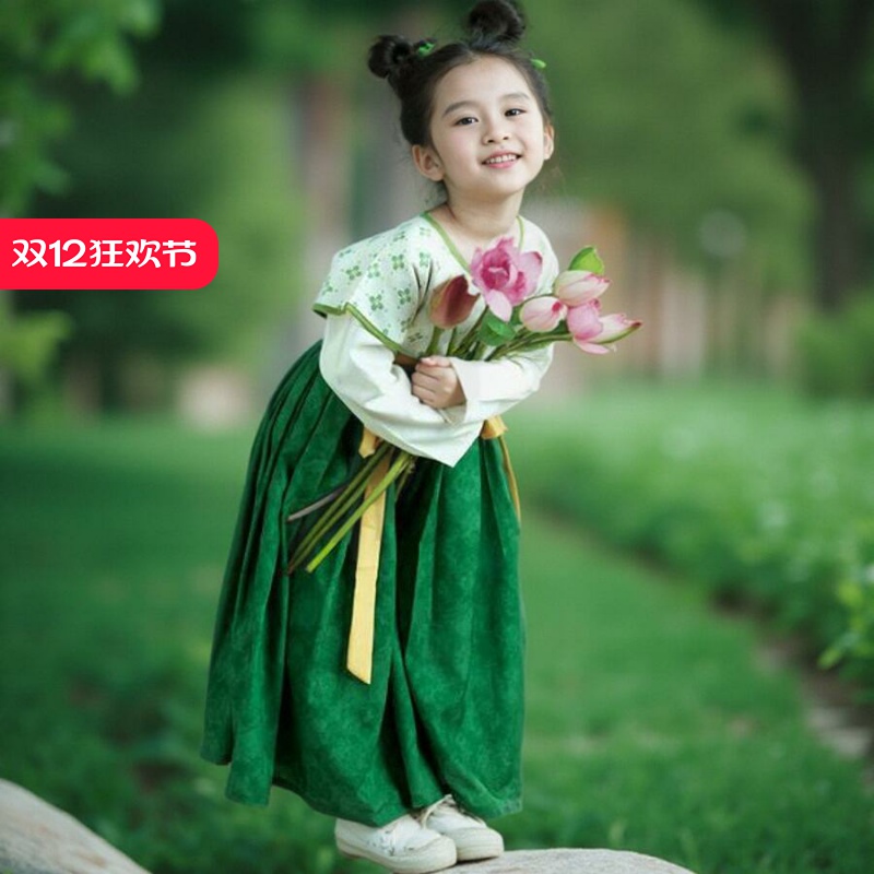 【官方推荐】假两件古风连衣裙