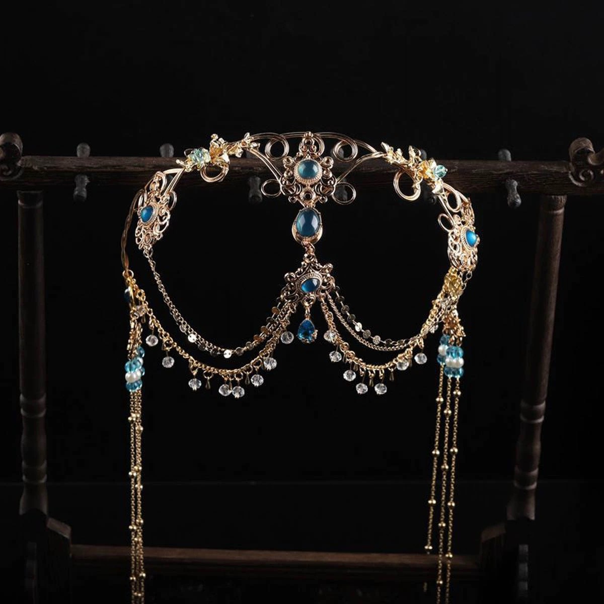 非常非常美的纯手工发箍异域风情