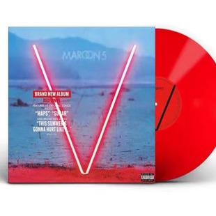 红胶 黑胶唱片LP 黑胶唱片 全新正品 魔力红 Maroon