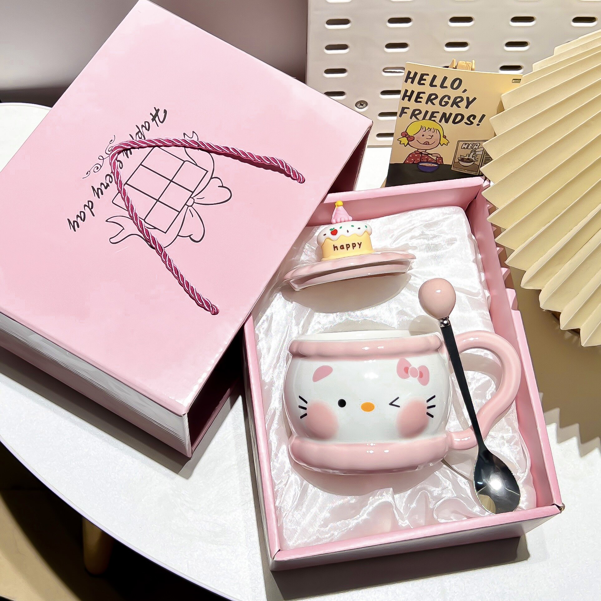 送闺蜜实用生日礼物女生咖啡杯子