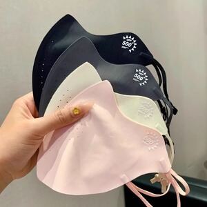 护眼角冰丝高颜值防晒口罩女3D立体遮阳防紫外线夏季面罩口罩