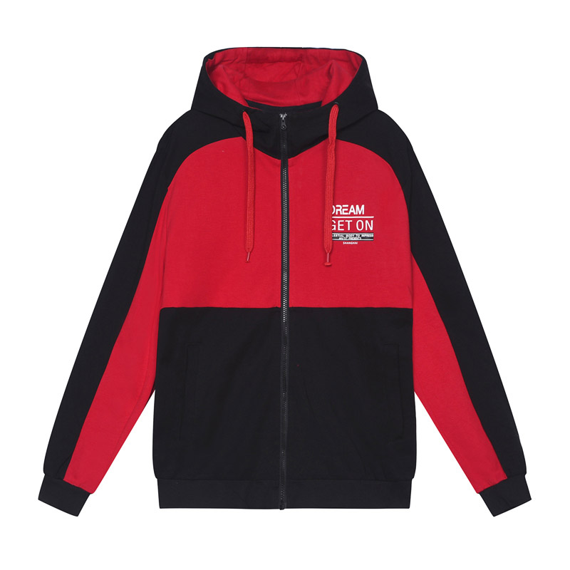 OVERSIZE街头风拉链开衫卫衣