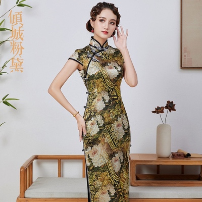 礼服真丝夏季日常旗袍裙