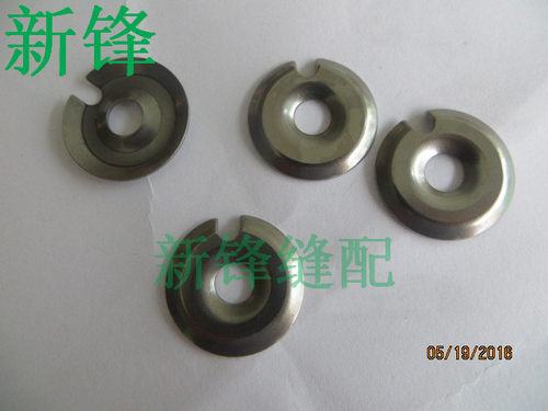 工业缝纫机 双针车夹线片 带缺口挑线铁片 过线片 夹线铁片