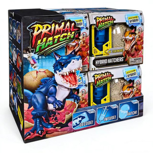 侏罗纪世界初原魔法蛋迷你混合恐龙盲盒孵化恐龙蛋儿童玩具