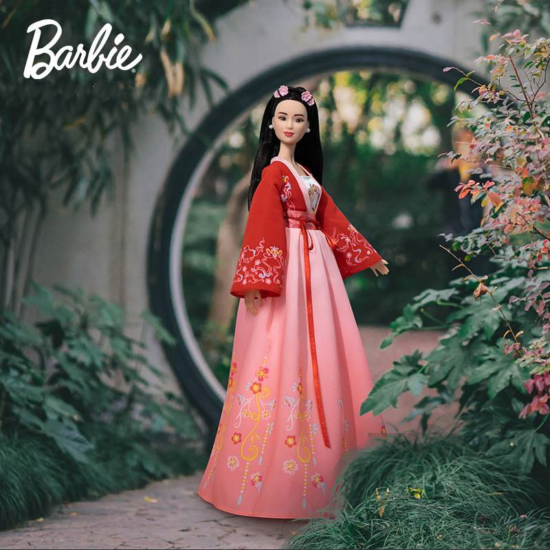 芭比Barbie之汉服佳人国潮汉服娃娃珍藏款新年公主收藏玩具新品-封面