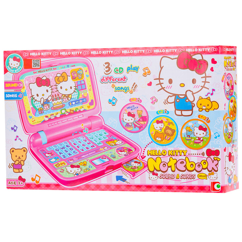 HELLO KITTY凯蒂猫仿真手提电脑KT50087女孩过家家益智玩具