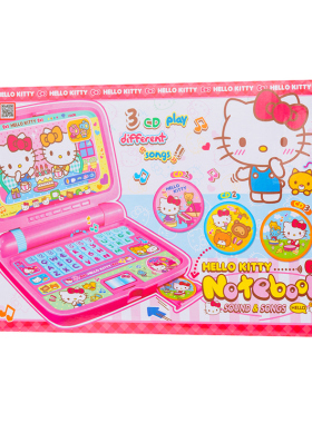 HELLO KITTY凯蒂猫仿真手提电脑KT50087女孩过家家益智玩具