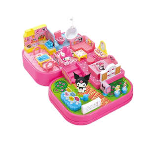 HelloKitty凯蒂猫别墅豪华复式洋房美乐蒂甜美复式公寓过家家玩具