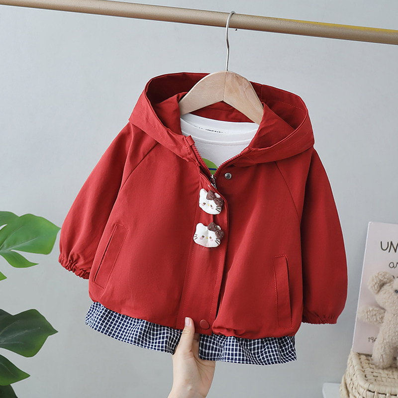 女童外套春秋季新款洋气儿童秋装女宝宝连帽风衣小女孩防风夹克衫,童装/婴儿装/亲子装,普通外套,淘宝优惠券,粉丝福利购,淘宝优惠卷